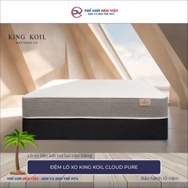 Đệm lò xo King Koil Cloud Pure